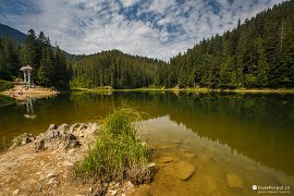 Půvabné Siněvirské jezero v ukrajinských Karpatech